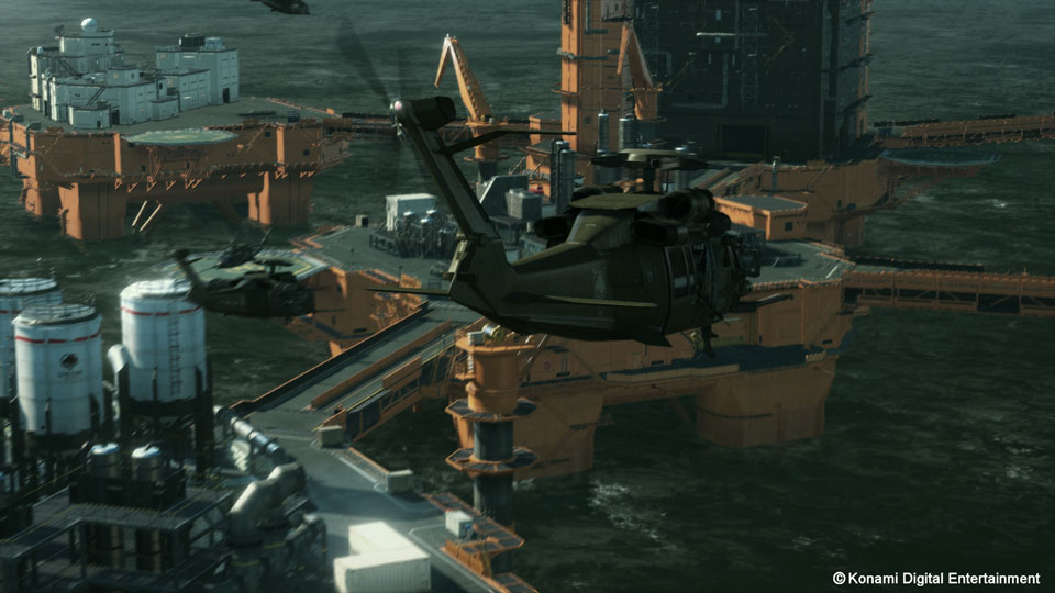 Metal Gear Solid V: The Phantom Pain Mother Base Chopper