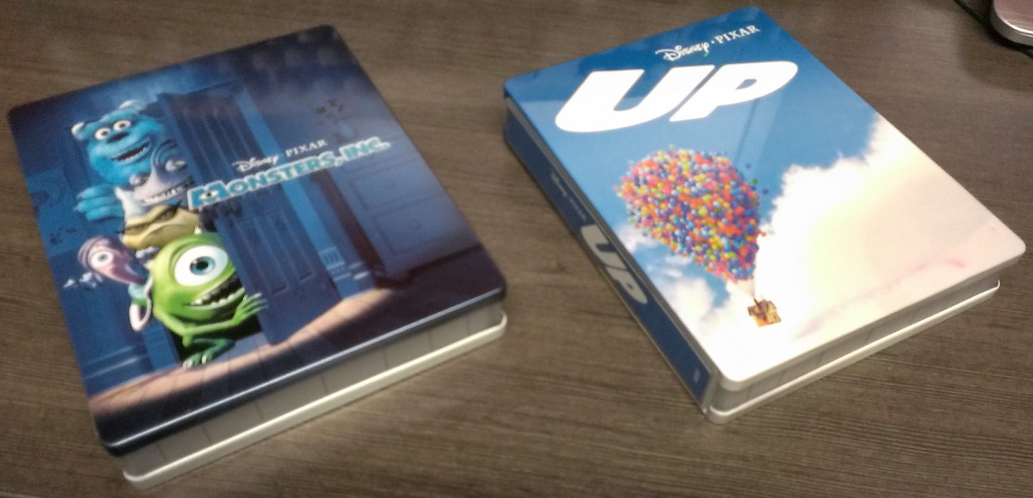 Old SteelBooks for Monsters Inc and Up