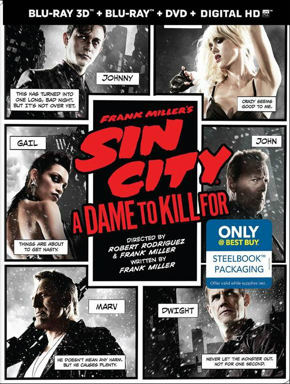 Sin City A Dame to Kill For US SteelBook
