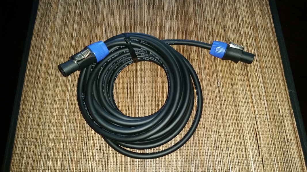 12AWG speakon cables
