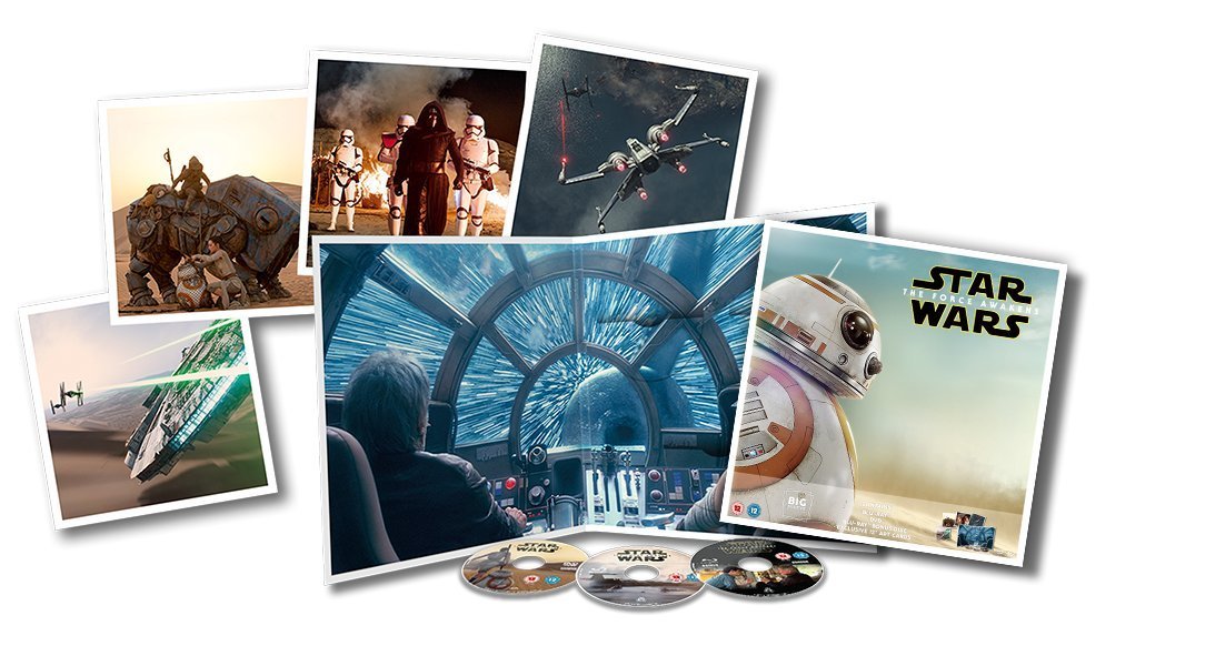 Star Wars The Force Awakens Big Sleeve Blu-ray contents