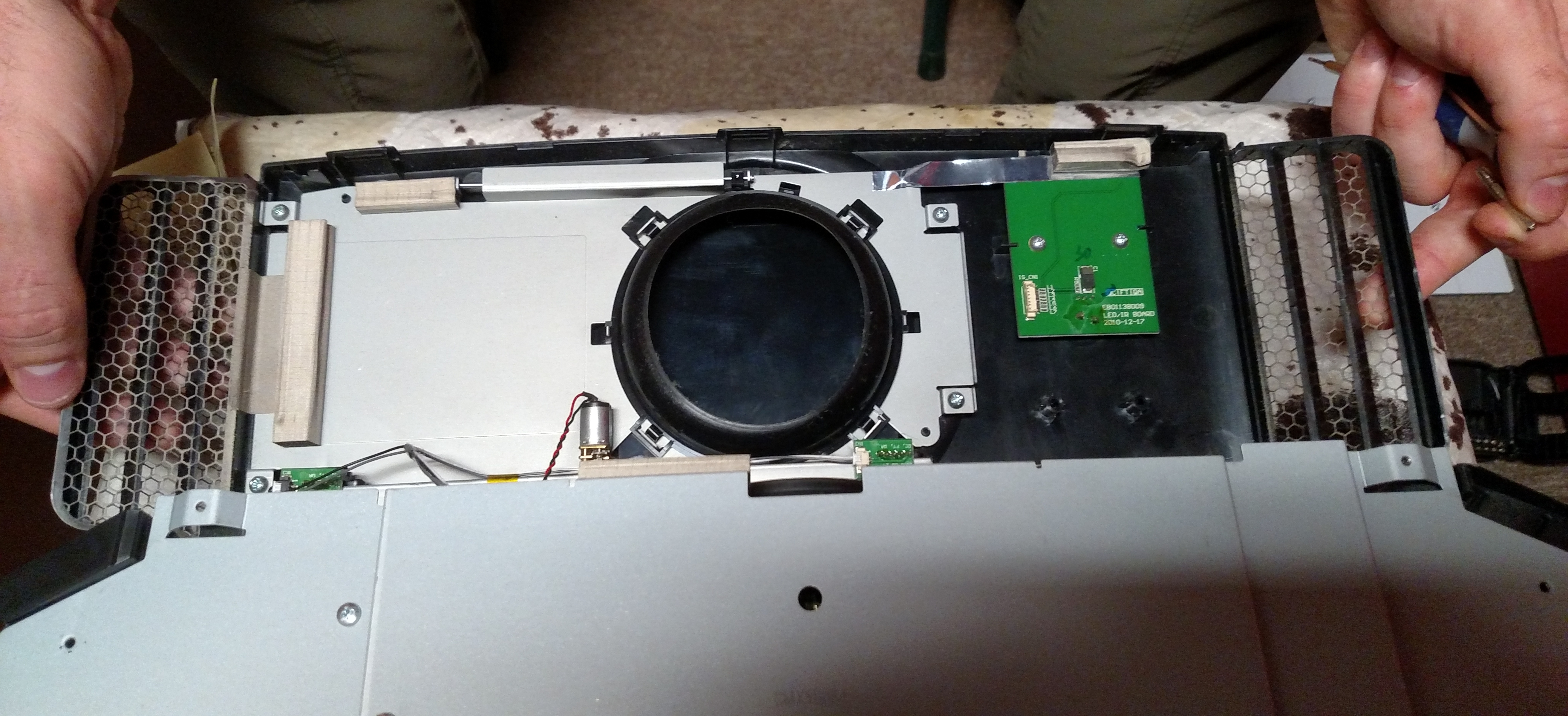 JVC Projector Front Panel Removed