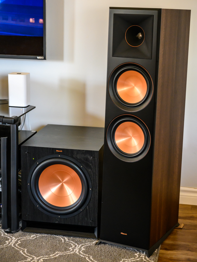 Klipsch Reference Premiere Speakers Review product shot -- no grilles