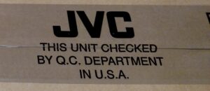 JVC DLA-NX7 Box Label