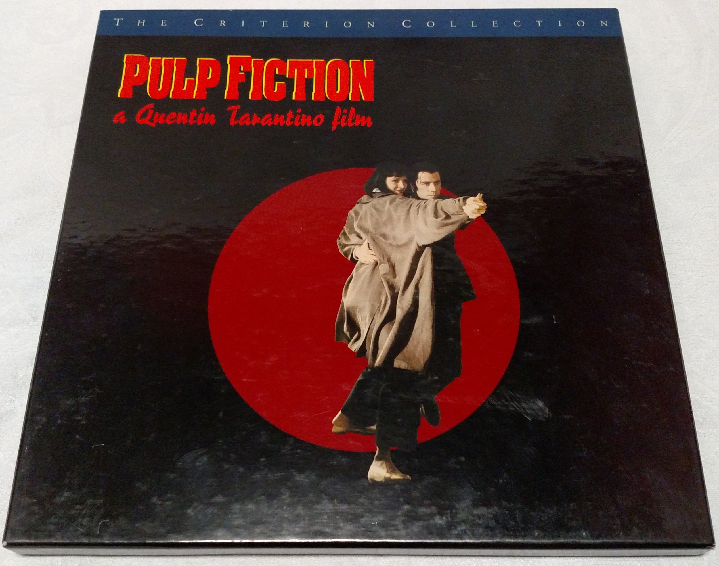 Pulp Fiction Criterion Laserdisc Box Front