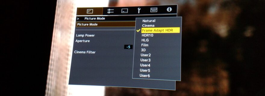 JVC Frame Adapt HDR