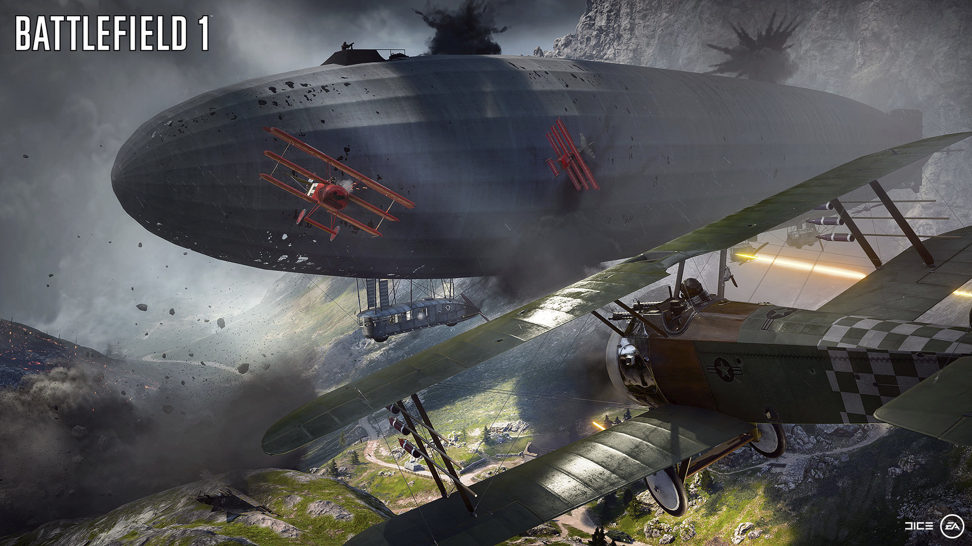 Battlefield 1 screens E3 airship