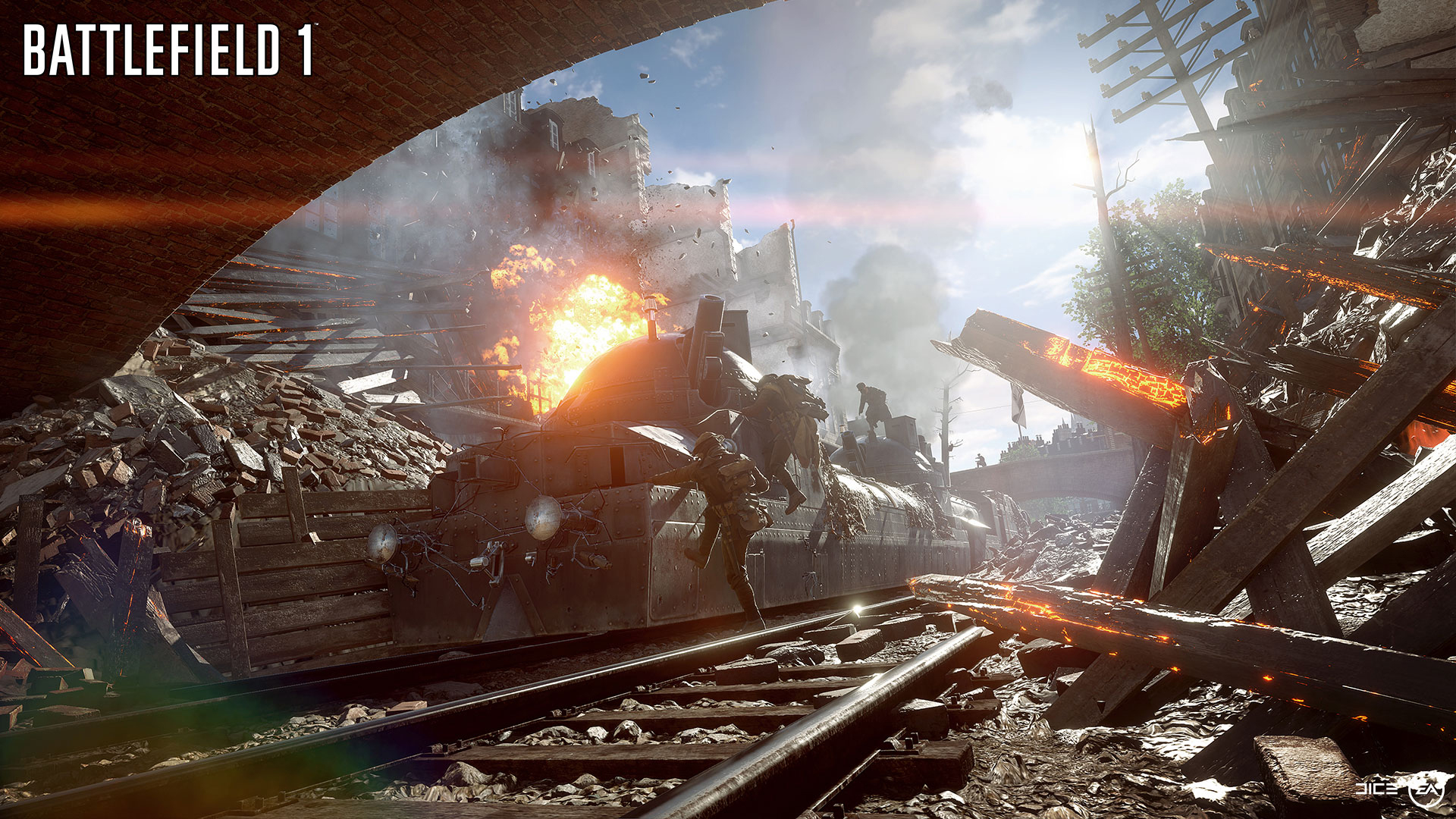 Battlefield 1 screens E3 train