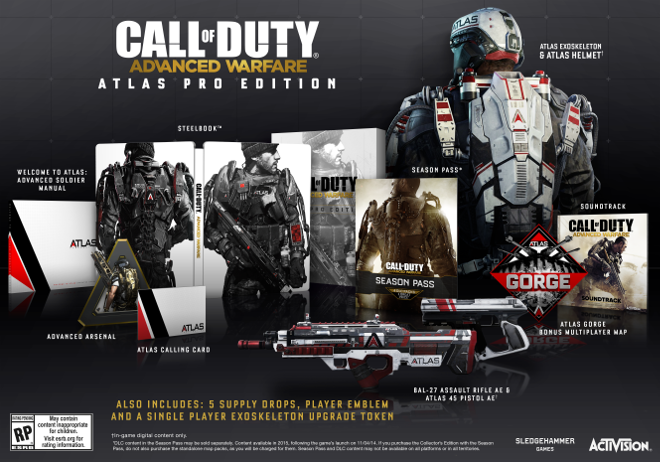 Call of Duty: Advanced Warfare Atlas Pro Edition Xbox One PS4