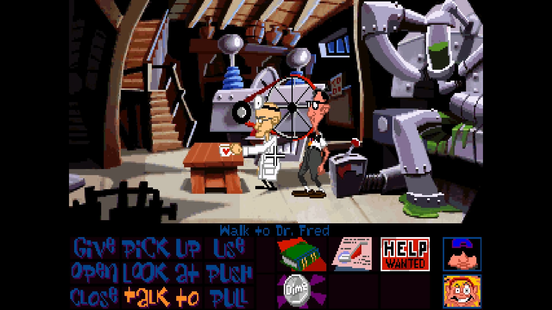 'Day of the Tentacle Remastered' original screen