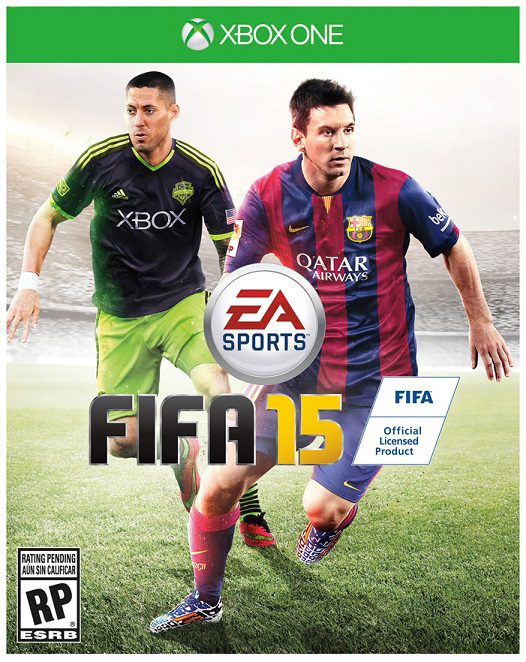 FIFA 15 U.S. American Cover Demspey Messi Xbox One