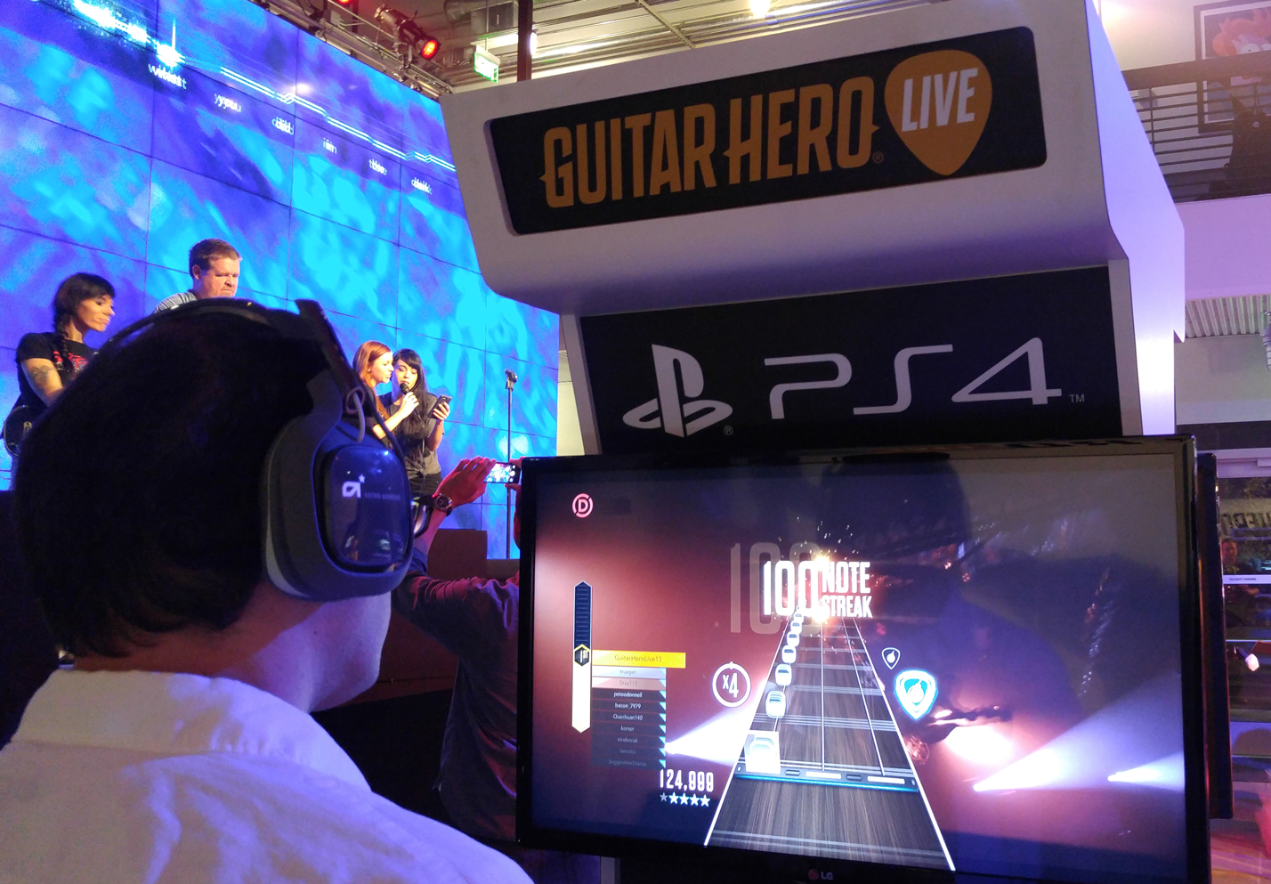 Guitar Hero Live PS4 station YouTube Space LA