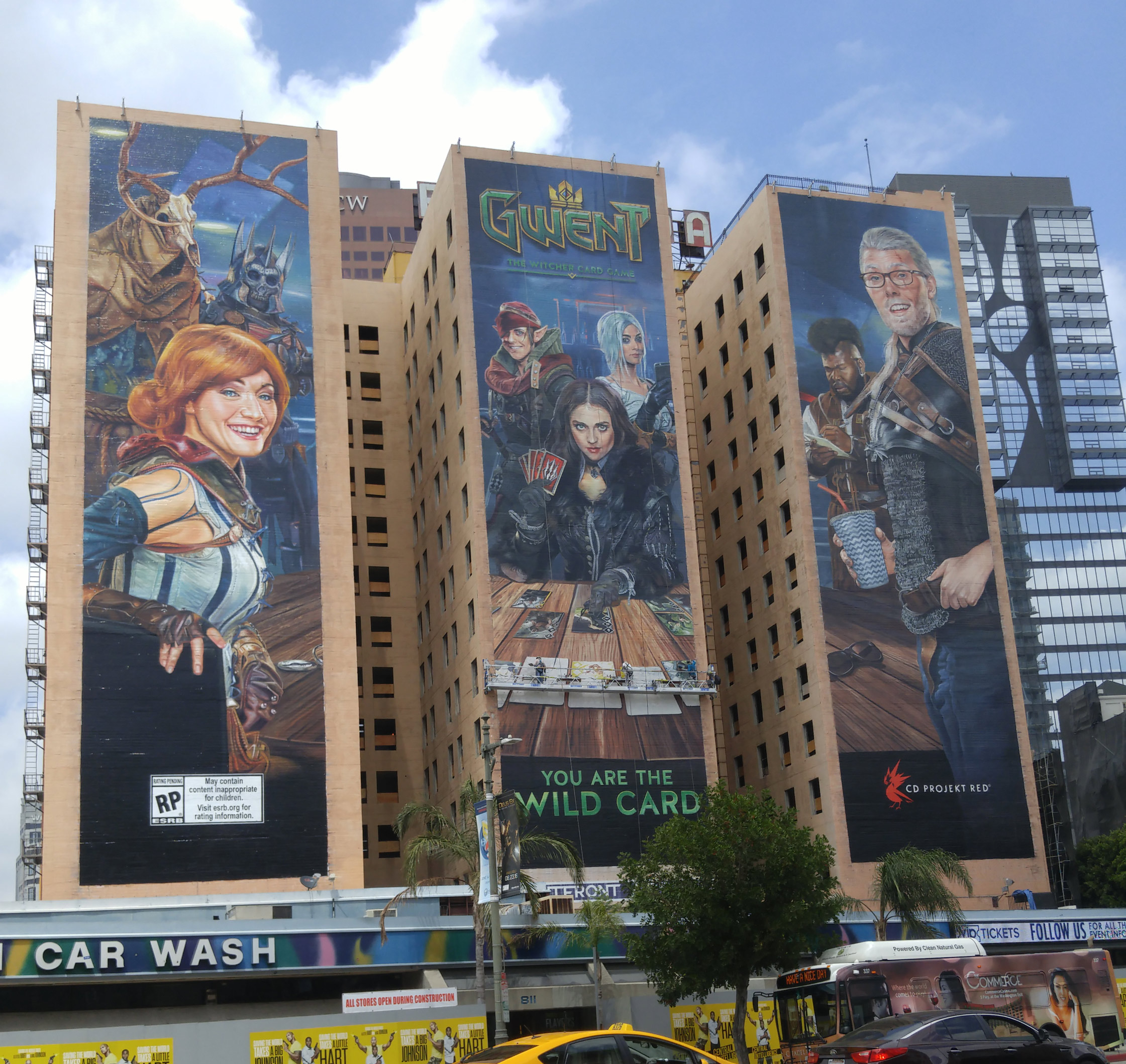 Gwent E3 2016 building mural