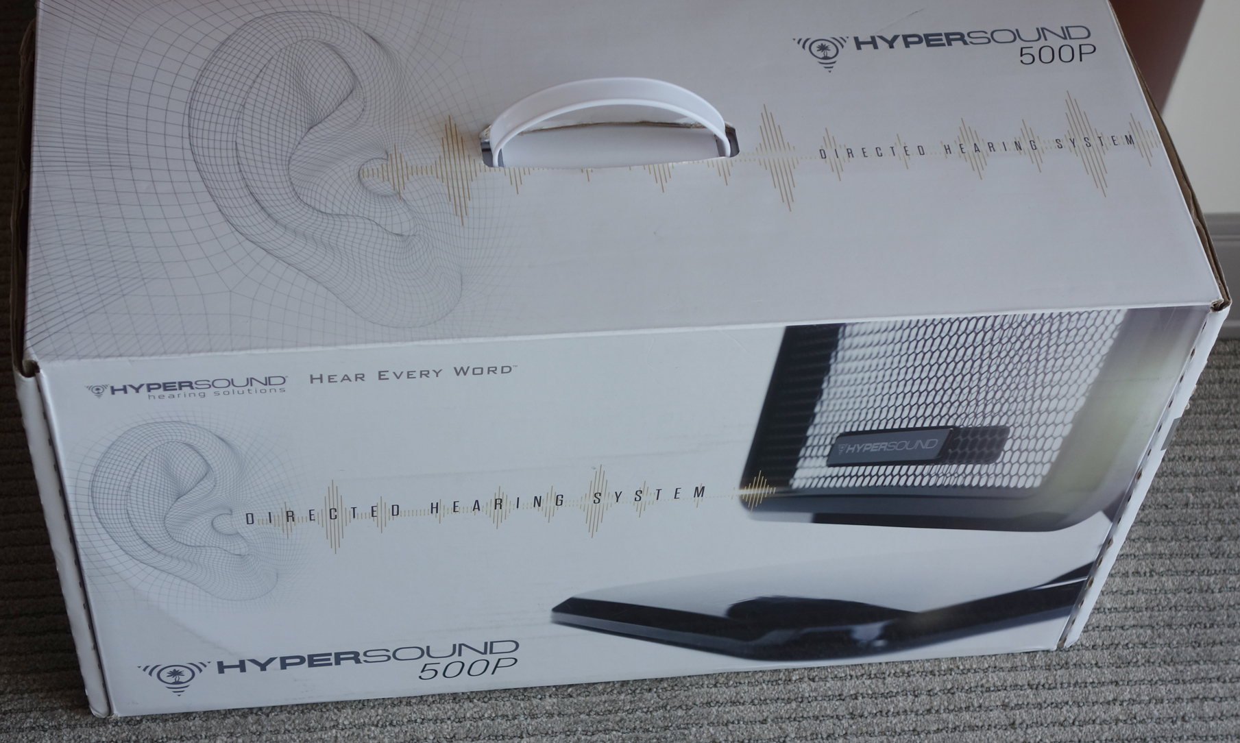 HyperSound Clear demonstration box front