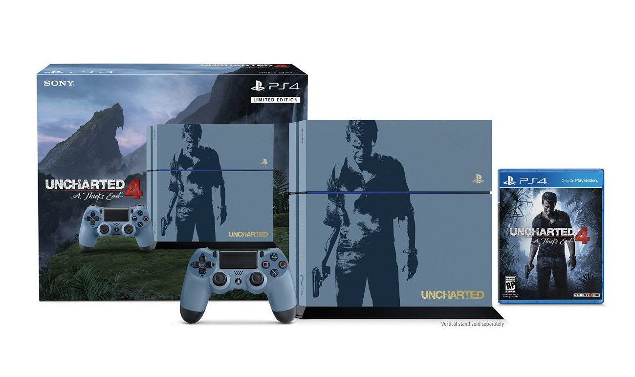 Limited Edition Uncharted PS4 Console full