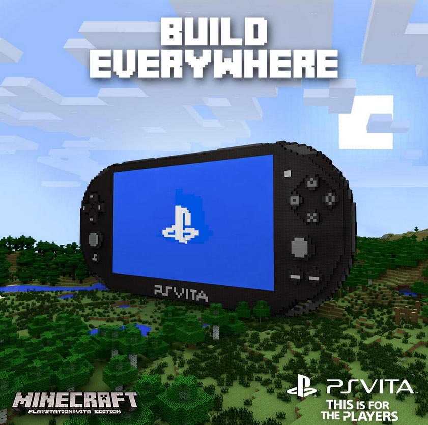 Minecraft PlayStation Vita Edition Splash screenshot