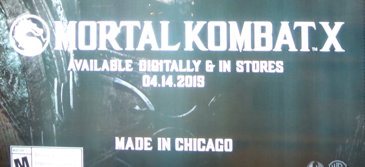 Mortal Kombat X Made in Chicago close up