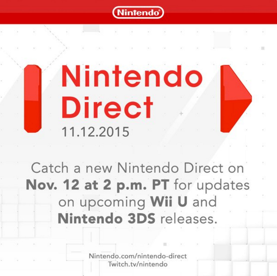Nintendo Direct 11/12/2015 splash