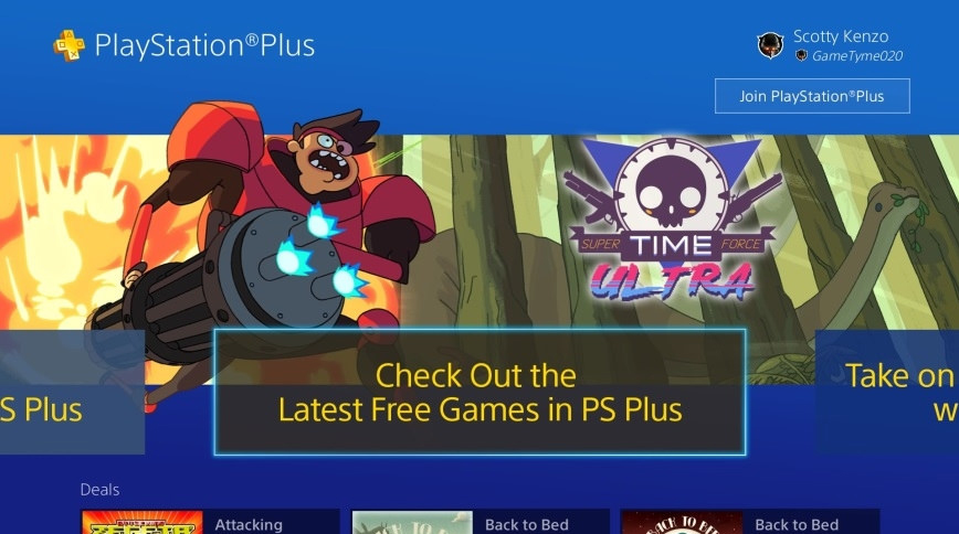 PS$ System Update 3.00 PS Plus sections