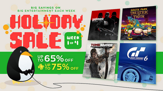 PSN Holiday sale week 1