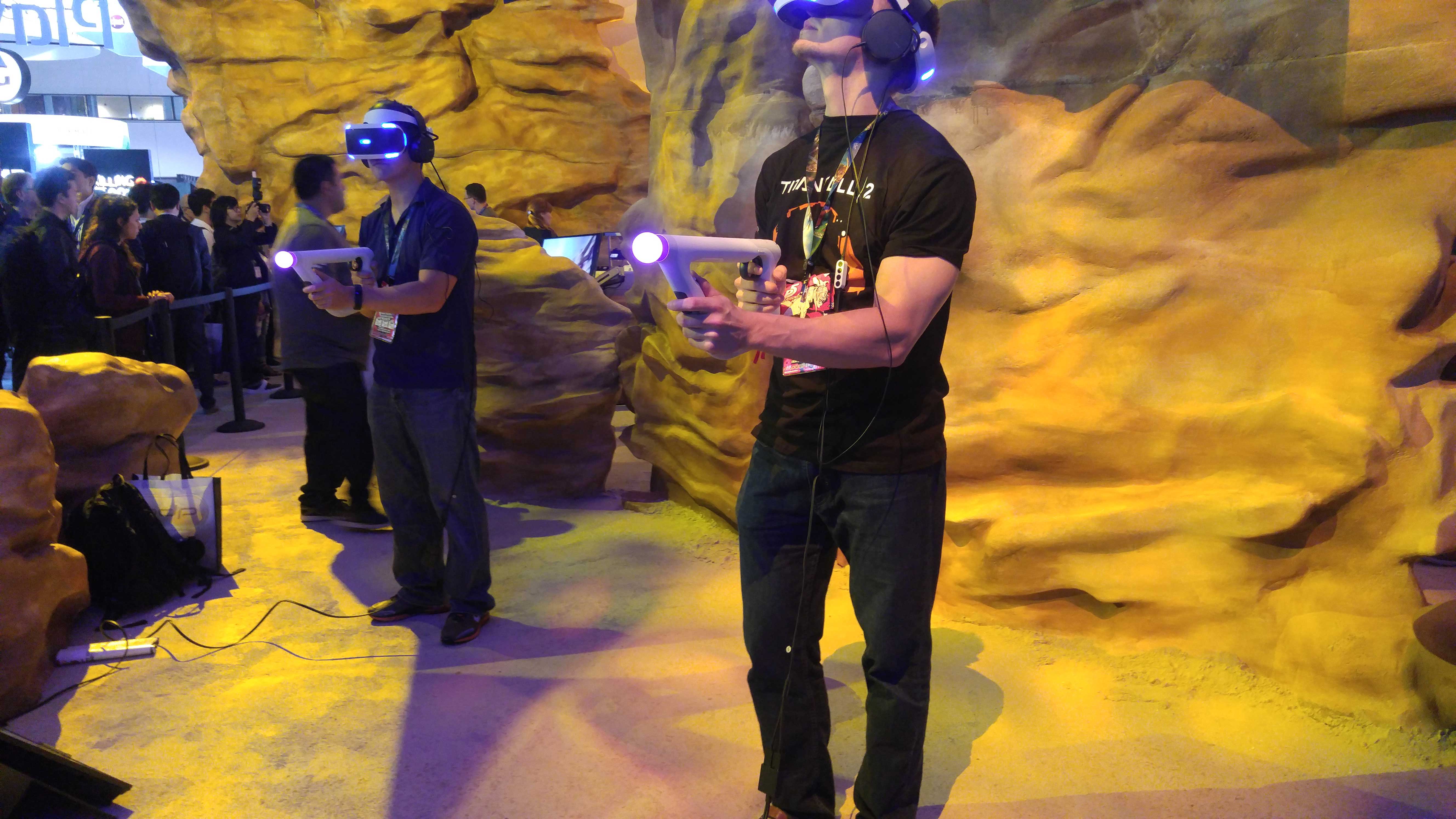 Farpoint E3 2016 PlayStation VR AIM Controller booth