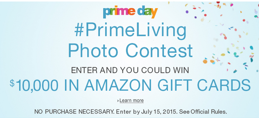 Amazon Prime Day Primeliving phot contest