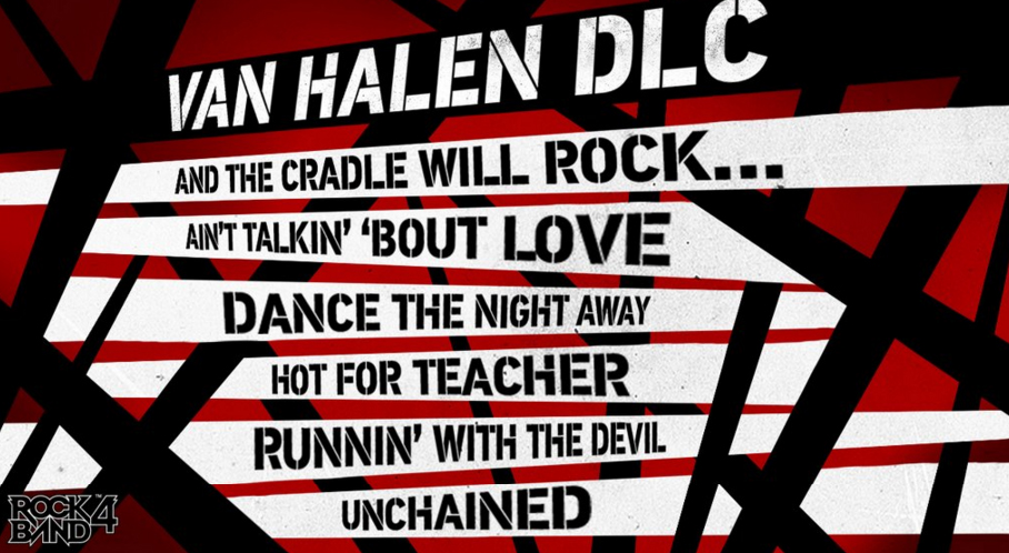 Van Halen Hits PAck 01 Rock Band 4 DLC