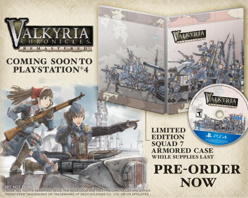 Valkyria Chronicles Remastered Squad 7 Armored Case