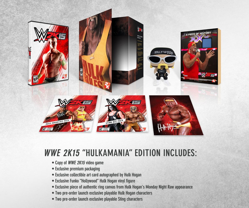 WWE 2K15 HULKMANIA Edition Xbox One PS4 Pre-Order