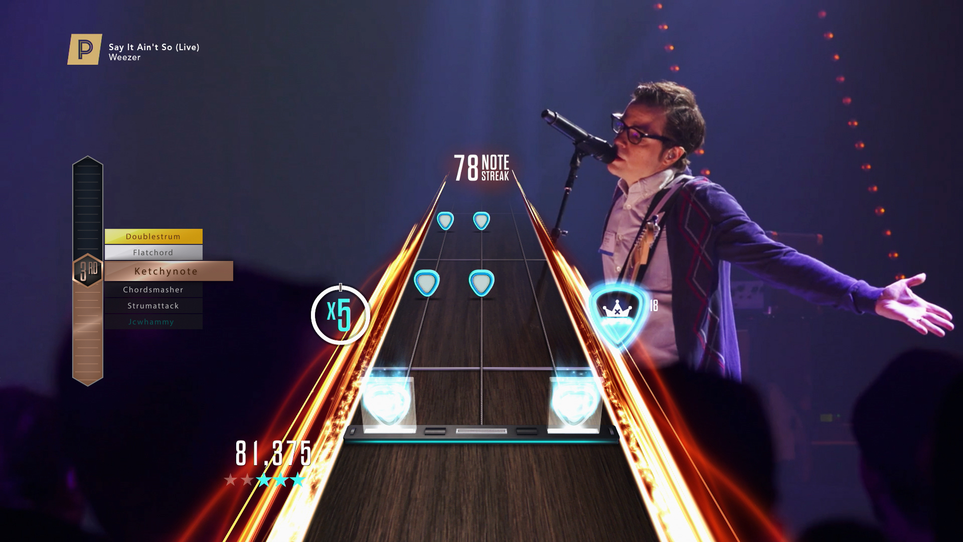 Guitar Hero Live Premium Show Weezer Live