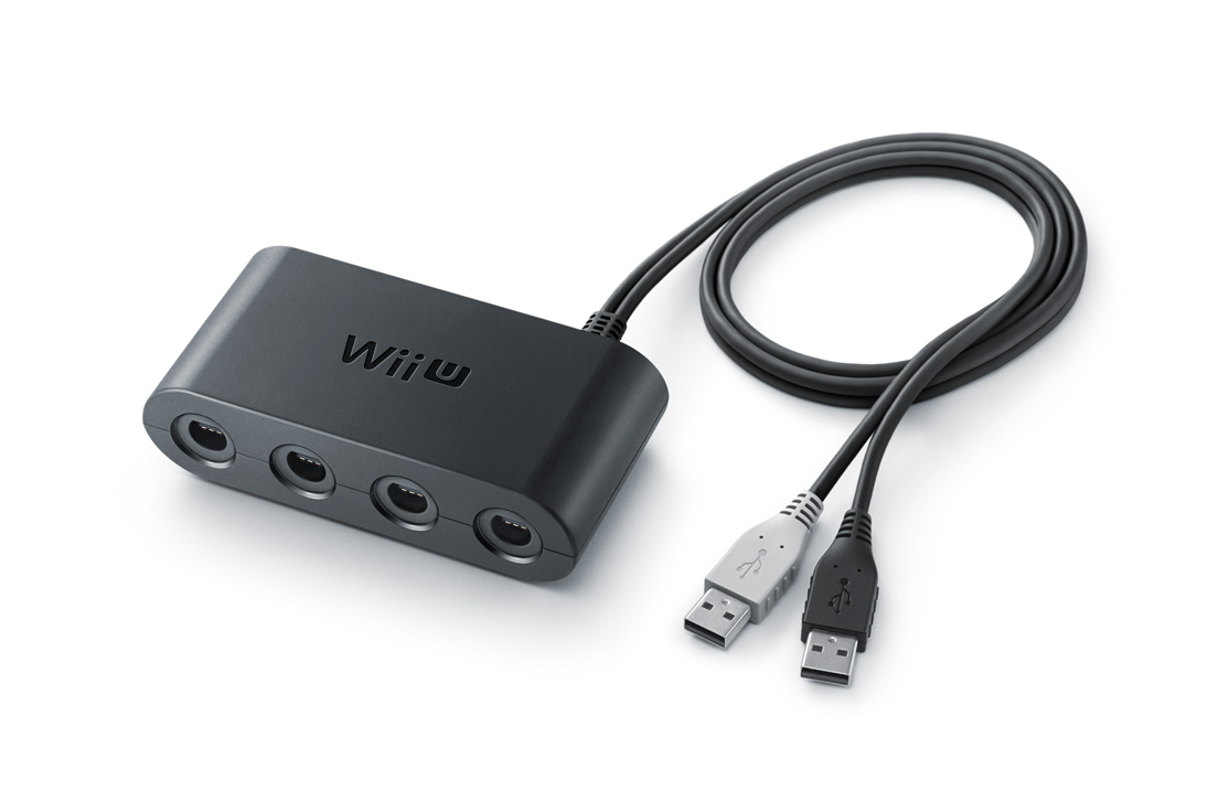 Dormitorio Poner a prueba o probar Licuar Wii U GameCube Controller Adapter Available to Order Along With 'Super  Smash Bros.' GameCube Controller | High-Def Digest