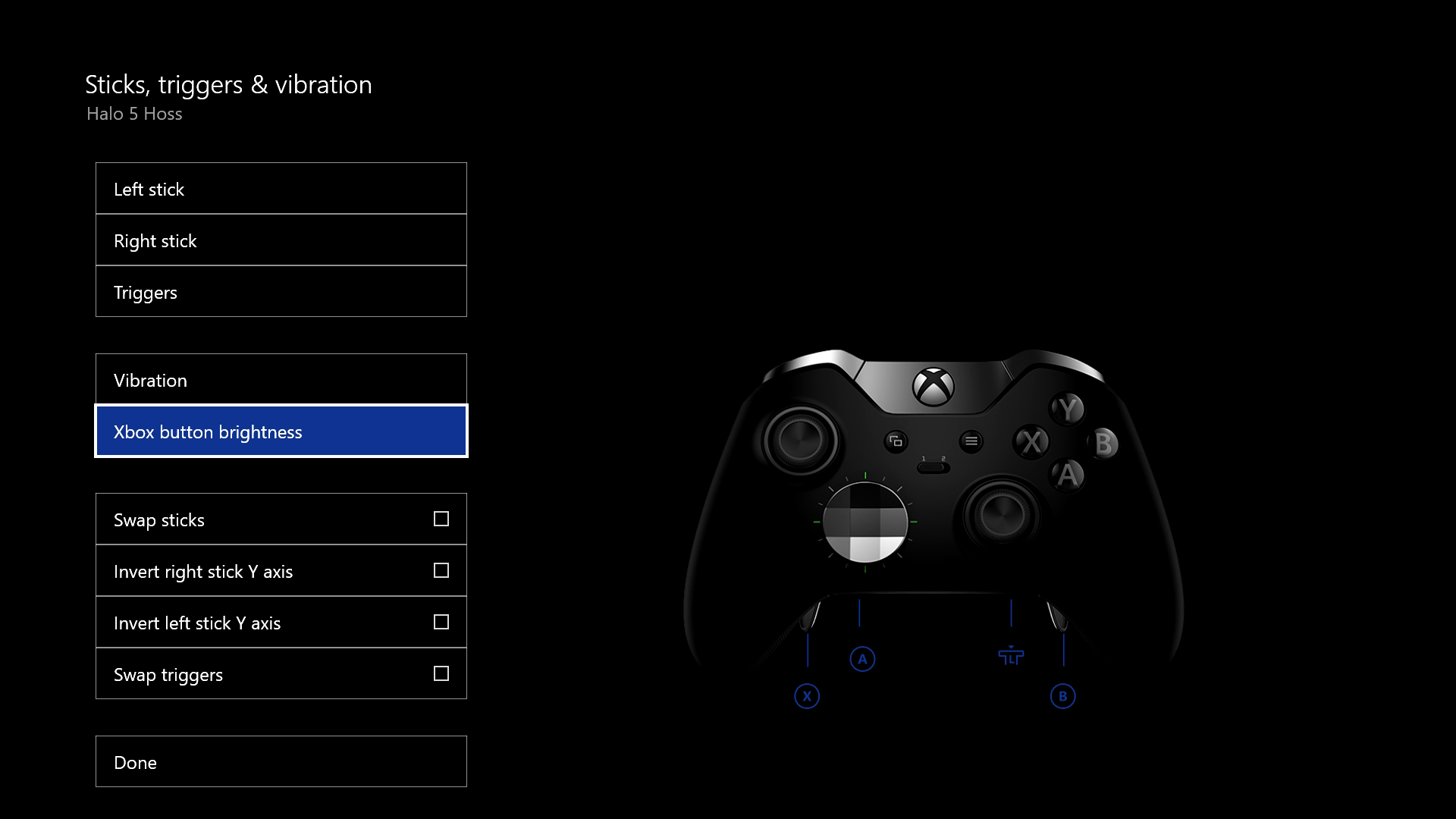 Xbox Elite Controller Impressions Accessories App Button Xbox Button Brightness