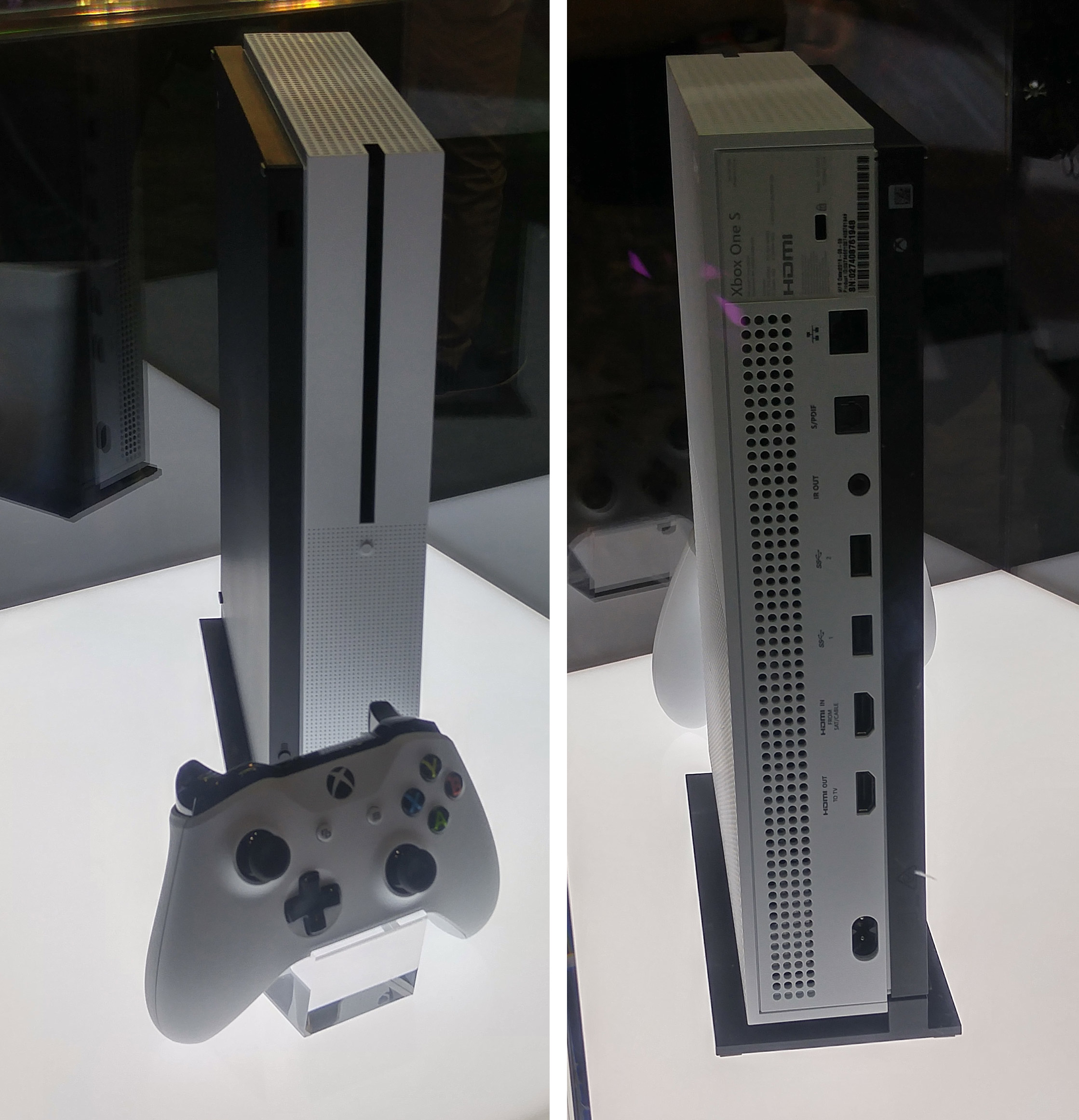 Xbox One S front & back E3 2016