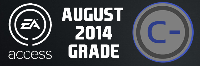 EA Access August 2014 Grade