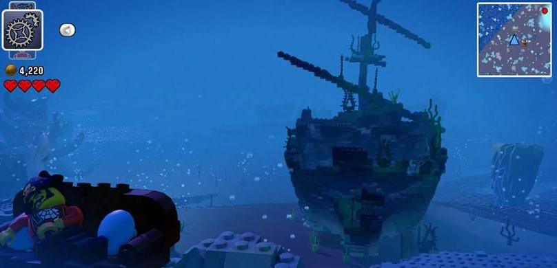 Lego Worlds Update 2 underwater