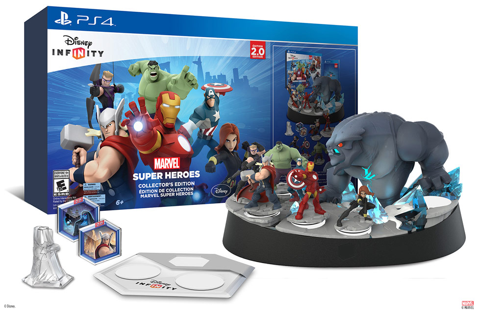 Disney Infinity Marvel Super Heroes 2.0 Starter Pack Collector's Edition PS3 PS4