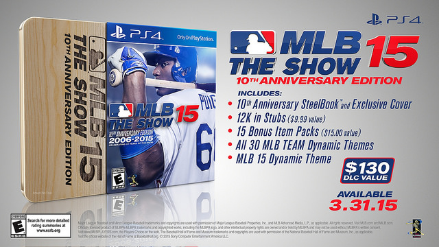 'MLB 15: The Show 10th Anniversary Edition' PS4
