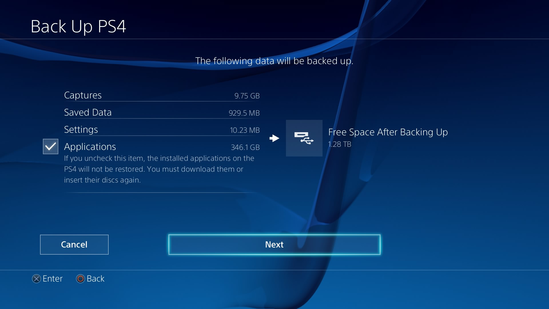 PS4 Back Up Options 1TB Hard Drive Upgrade