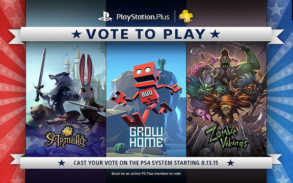 PlayStation Plus Vote to Play PS4