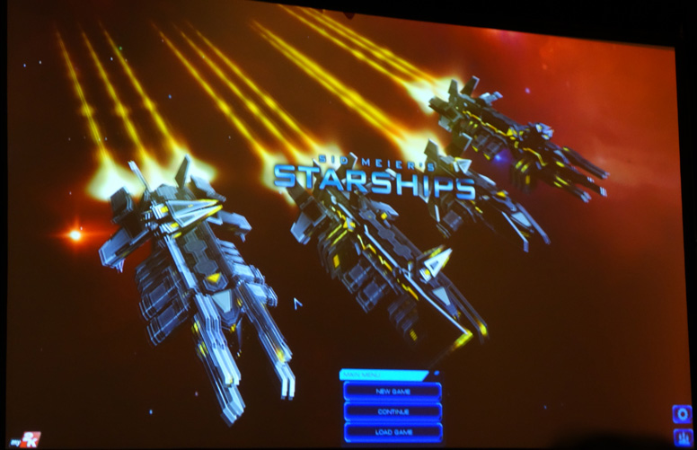Impressions: 'Sid Meier's Starships' start screen