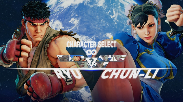 Street Fighter V E3 beta character select