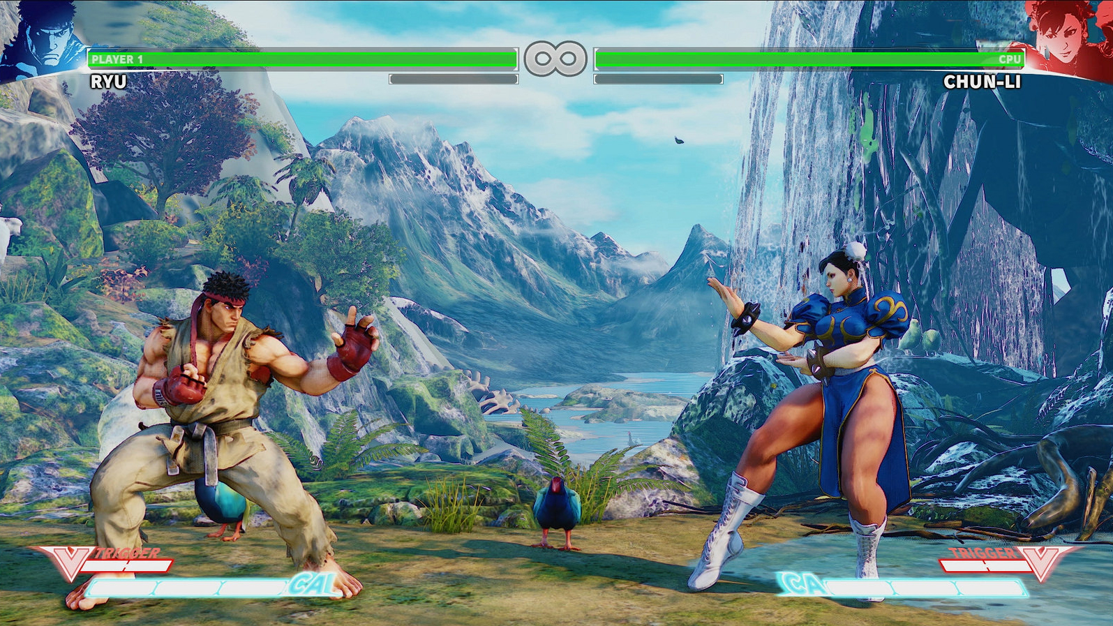 Street Fighter V new Forgotten Waterfall stage