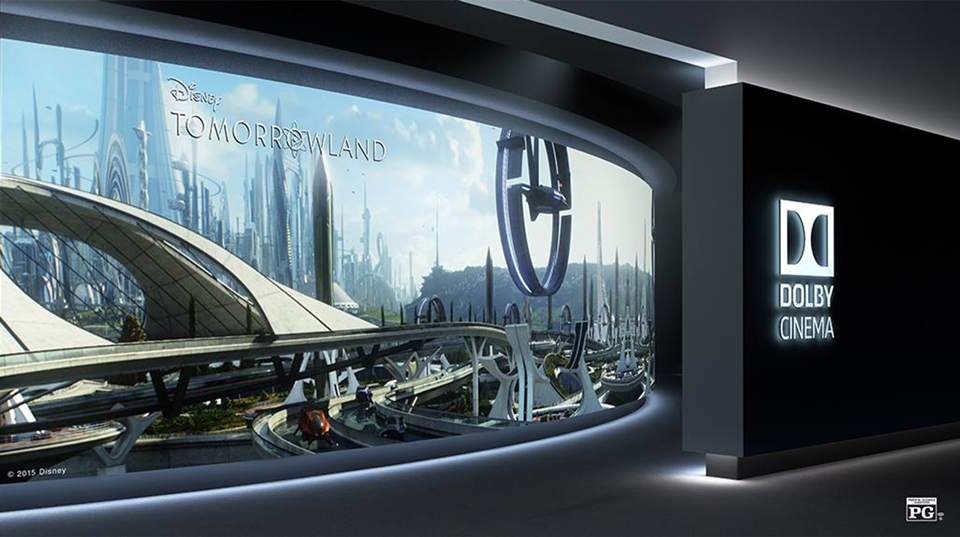 Tomorrowland Dolby Cinema video wall